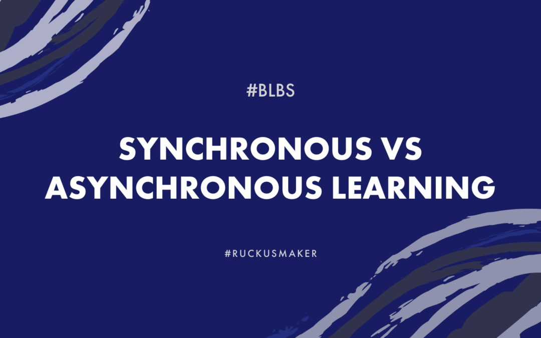 synchronous vs asynchronous learning